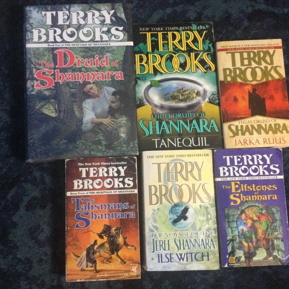 Terry Brooks Lot of Books- 6 Books
